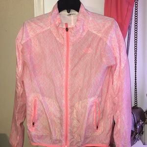 Pink north face windbreaker